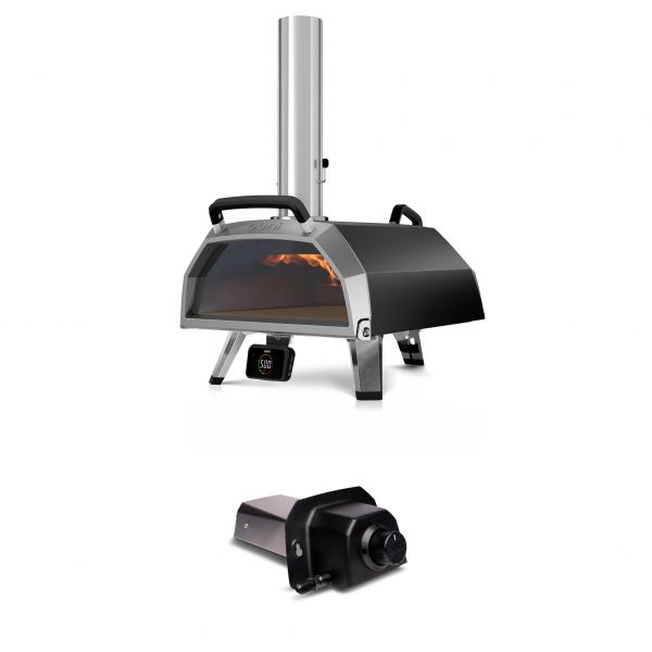 Ooni | Karu 2 Pro + Gasbrenner | 16" Multi-Brennstoff Pizzaofen | Set